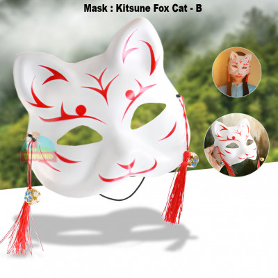 Mask : Kitsune Fox Cat-B
