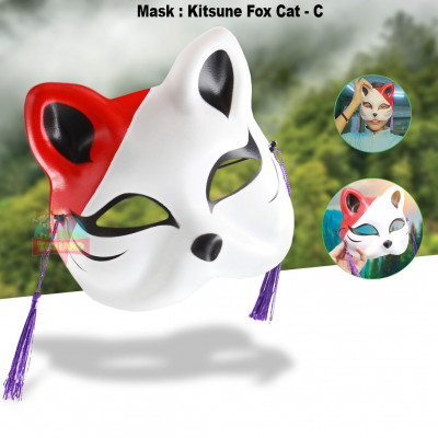 Mask : Kitsune Fox Cat-C
